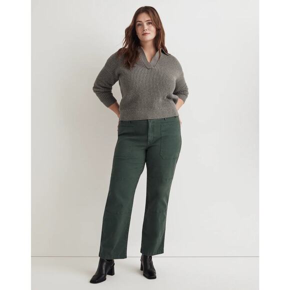 MADEWELL Old Spruce The  '90s Straight Cargo Pant in Garment-Dyed Canvas NWOT 29 - Picture 3 of 8